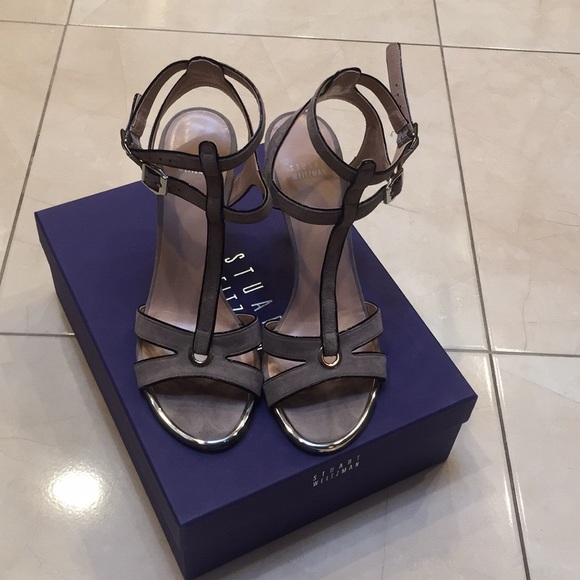 Stuart Weitzman Fossil Suede high heels - Picture 2 of 3